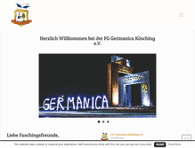 Tablet Screenshot of germanica-koesching.de